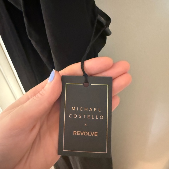 Michael Costello Black Backless Gown - Picture 5 of 8